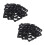 40x 18650 Lithium Battery Double Holder Bracket for DIY Cell Pack Black 1