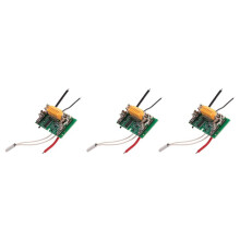 3X CzęśCi PłYtki Obwodu Drukowanego, PCB Li-Ion 18V PłYtka z UkłAdem Scalonym PCB do 18V Bl1830 Bl1840 Bl1850