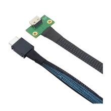 PCIE Oculink SFF 8611 4I 42P Naar SFF-8612 4I Moederbord Conversiekabel Mannelijke Naar Vrouwelijke Gegevensoverdrachtkabel 0,5 M