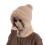 Ensemble bonnet, écharpe et masque d'hiver tricotés 3 en 1 2