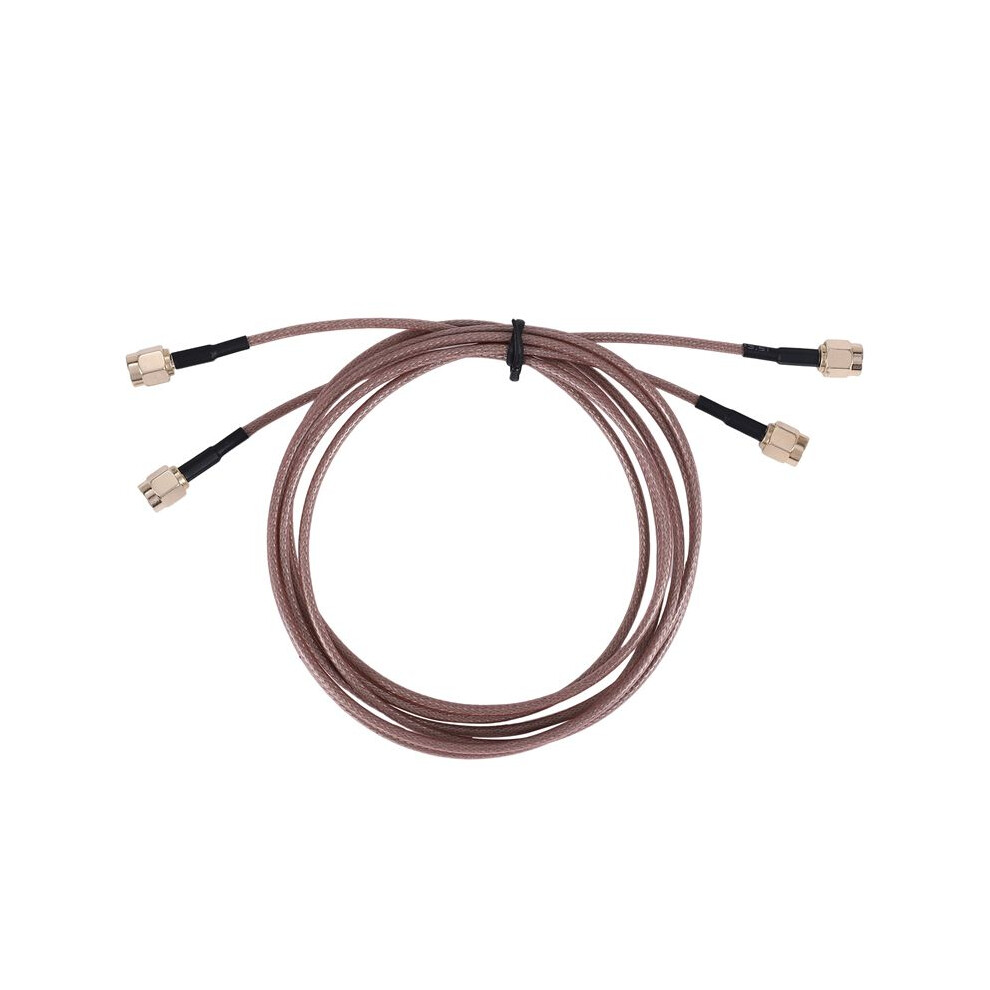 2Pcs Rg316 Wire Jumper Sma Male To Sma Male Wifi Antenna Extension Rf Coaxial Coax Cable Adapter Jumper(100Cm) 6031386934157