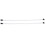 2X 50CM  3.0 III SATA3 7pin Data Cable Right Angle 6Gb/s SSD Cables Hard Disk Data Cord with Nylon Sleeved(White) 1