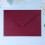 Envelopes A7 Bordô Brilhantes, 50 unidades, 5,25 x 7,25 polegadas 4