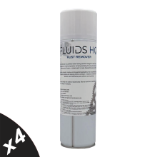 FluidsHQ Rust Remover Spray Penetrating Oil Seized Bolt Release 4x500ml