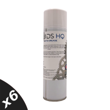 FluidsHQ White Grease Spray Multi-Purpose Maintenance Grease Lubricant 6x500ml