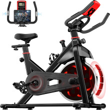 Spin Bike X3 mit 6 kg Schwungrad,Magnetbremse,Leiser Riemenantrieb