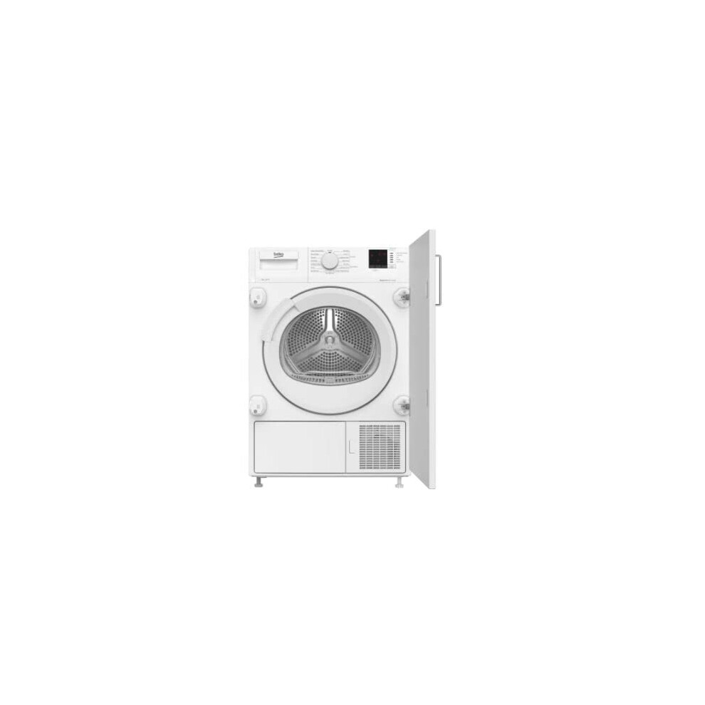 Beko Dtikp71131w 7Kg Integrated Heat Pump Tumble Dryer White