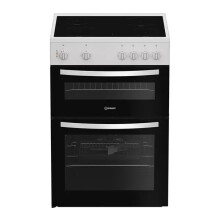 Indesit IDE6VMW 60cm Electric Ceramic Cooker White,