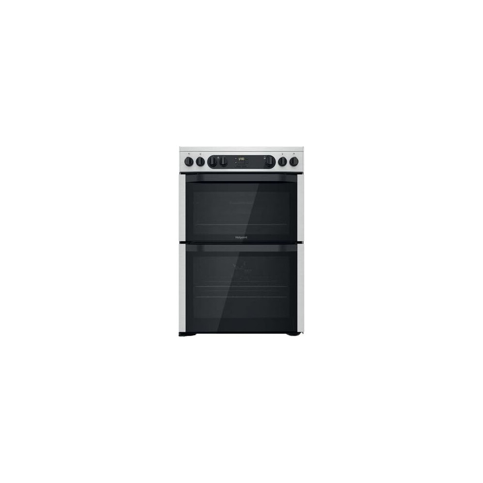 Hotpoint Electric Double Cooker - Stainless Steel