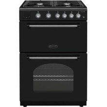 Rangemaster Classic CLA60NGFBL/C 60cm Gas Cooker, Double Oven,