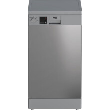 Beko DVS04X20X 10 Place Slimline Dishwasher - Stainless