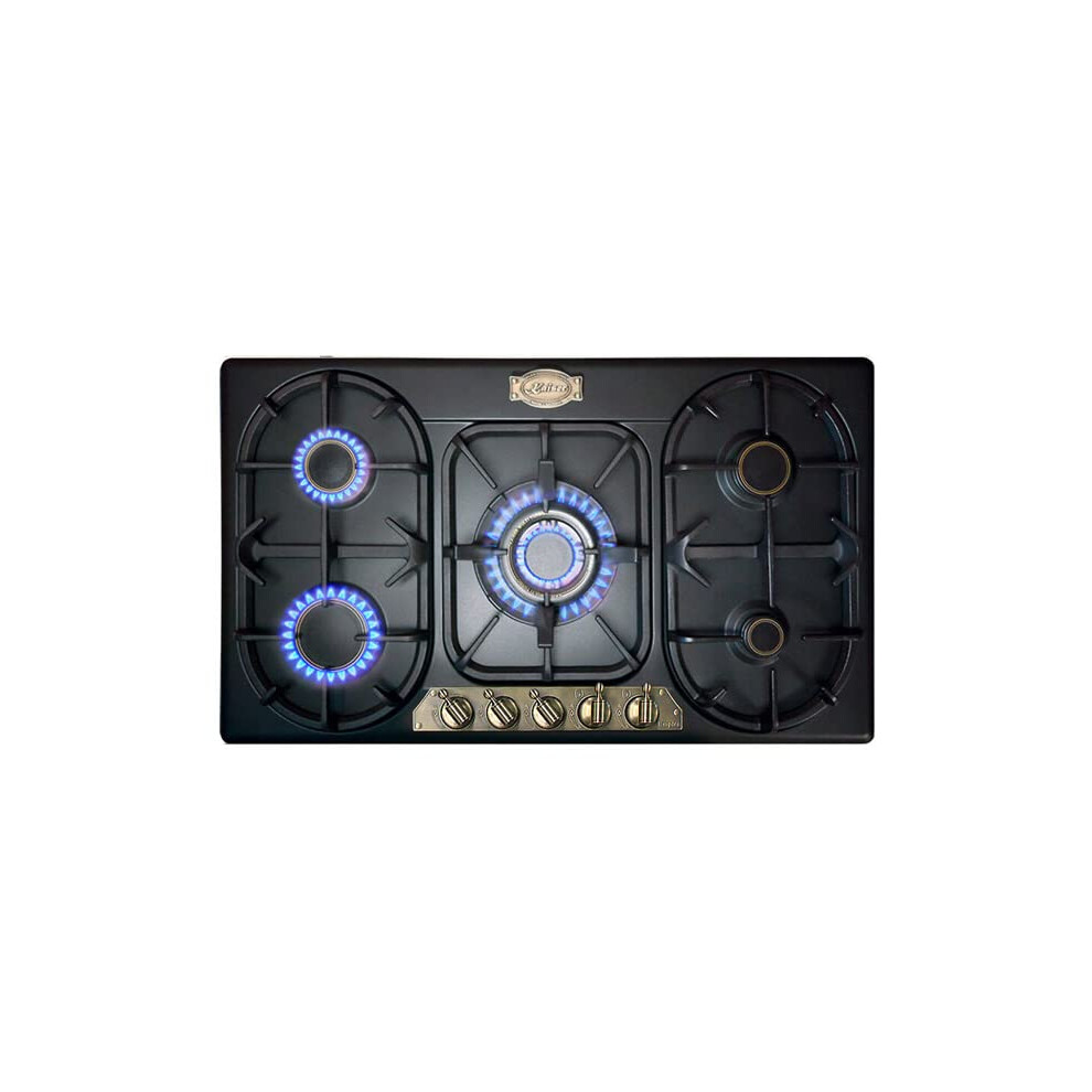 Kaiser Kg 9325 | Empire 86Cm Turbo Gas Hob | 5 Burner Enamelled Cookto