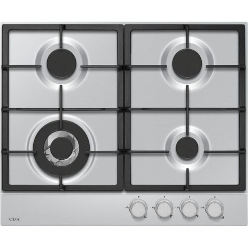 CDA HPG6200SS 4 Burner Gas Hob - Stainless