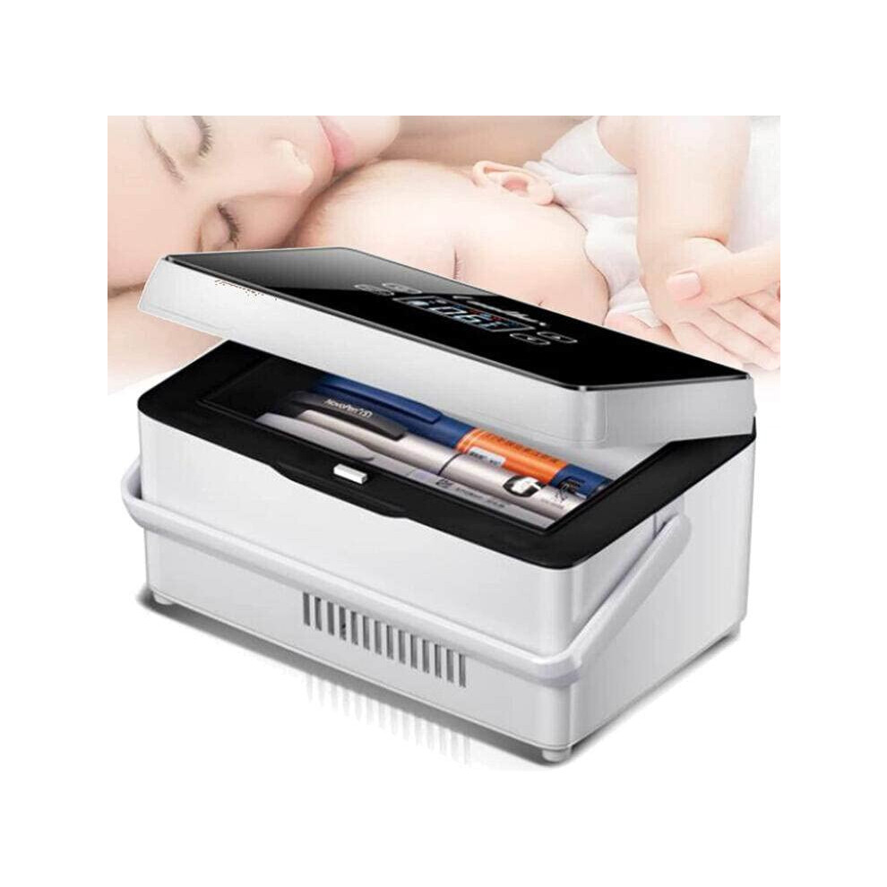 Medication Refrigerator - Intelligent Insulin Cooler Portable Electric