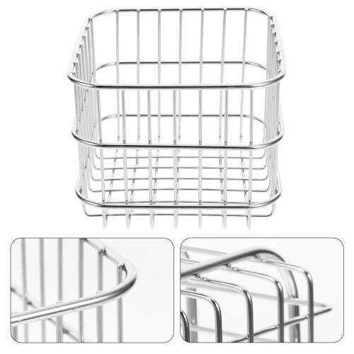 Panier d'égouttage double couche en acier inoxydable avec poignée