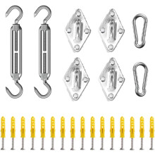 Kit de fixation pour voile d'ombrage en acier inoxydable 304