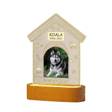 Placa fotográfica de acrílico personalizada para luz nocturna