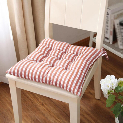 Coussin d'assise carré avec attaches 16" x 16"