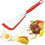 Spatola antiaderente in silicone resistente al calore, colore rosso 1