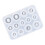 Silikonharpiksformer for smykkelaging, 12 former 1