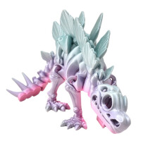 3D-geprint drakenzwaardornament met beweegbare gewrichten
