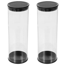 Confezione da 2 teche trasparenti in PVC per palline da golf.