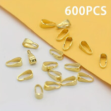 Anneau de serrage en alliage pour pendentif 3x7mm (600 pièces)