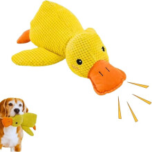 Lugnande anka hundleksak gul S/M/L