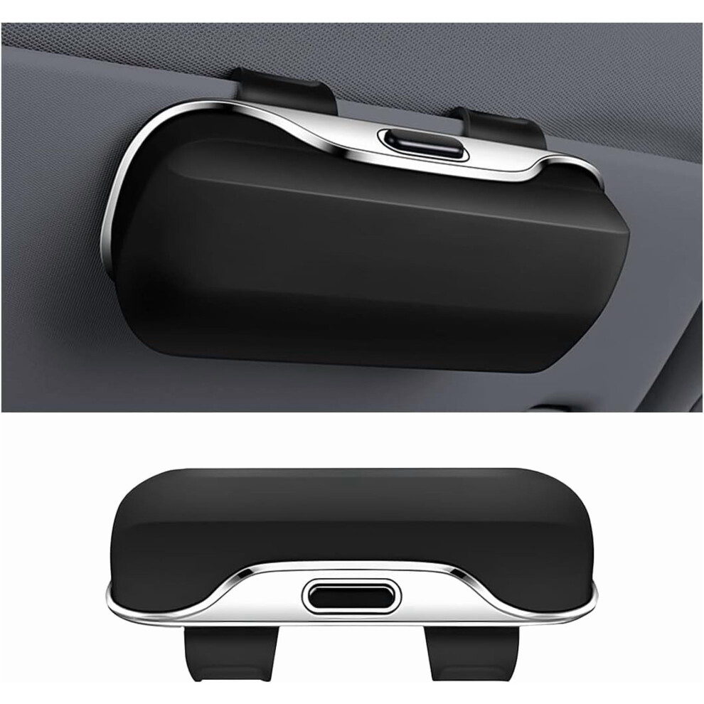Car Sunglasses Holder For Sun Visor Â Abs Universal Black/Gray/Beige 9058772298812