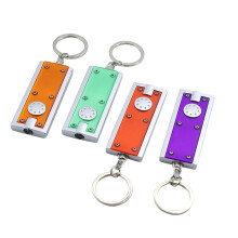 4 wasserdichte LED-Schlüsselanhänger-Taschenlampen