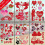 Valentijnsdag raamstickers (12 stuks) 1
