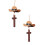 Cowboyhoed kruis auto hanger 1 stuk 1