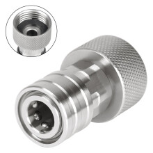 Adaptador de manguera de jardín a hidrolavadora de 3/4" a 1/4"