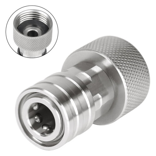 Adapter för trädgårdsslang till högtryckstvätt, 3/4" till 1/4"