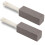 Bloc WC avec poignée, gris, lot de 2 1