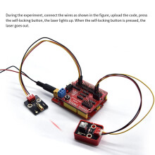 Selbstverriegelndes Tastenmodul - Elektronische Bausteine zum Selberbauen für /Microbit (Ohne Gehäuse)