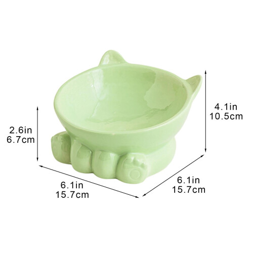 Ceramic cat bowl sweet color 1 piece 2