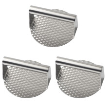 3Stk Grillpress Fleischpresse Burgerformer Antihaft Silber