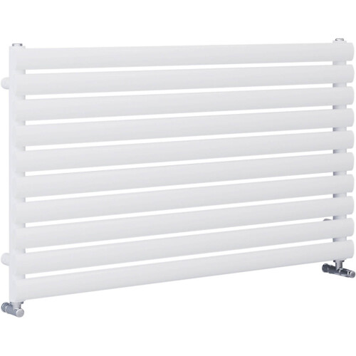 Blyss Designer Radiator White Horizontal Steel Wall Mounted (H)60x(W)100cm 2