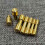 8 Sets Stainless Steel Brass Bracket Bolt Fasteners Tool Knife Handle Bolt Replacement Rivet Kitchen-Knife Handle Rivet 1
