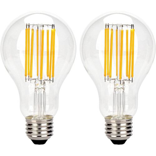 Λάμπα Edison A21Filament11W2700K E26Συσκευασία των 2