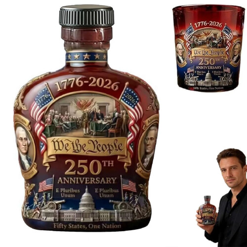 Whiskykarafset ter ere van het 250-jarig jubileum van de VS
