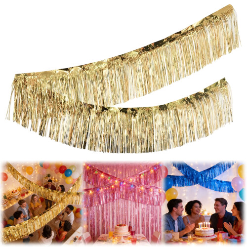 Frynser Guirlande Tinsel Streamers 118x11,8 tommer