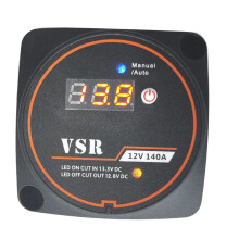 Έξυπνος μονωτής διπλής μπαταρίας 12V, φόρτιση VSR 140A, διαιρούμενη