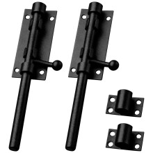 20cm304 Roestvrijstalen schuifgrendel met slotgat,