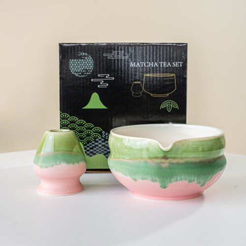 Κεραμικό μπολ Matcha με στόμιο 550ml x2