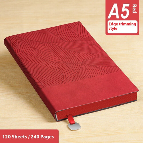 A5 Vegansk Läderjournal – 240 Sidor, 80gsm Linjerad