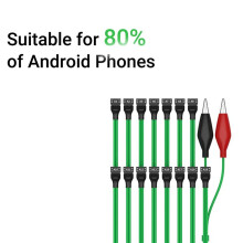 2UUL PW04 Android Battery Test Cable Power /Charging Detection Suitable for Android Phones Motherboard Repair Clip