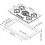 EL01090cm Builtin Gas Hob  Cast Iron Pan Support 2