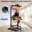 Station Traction Dips,4-en-1,Pliable,272kg,avec Dossier 3